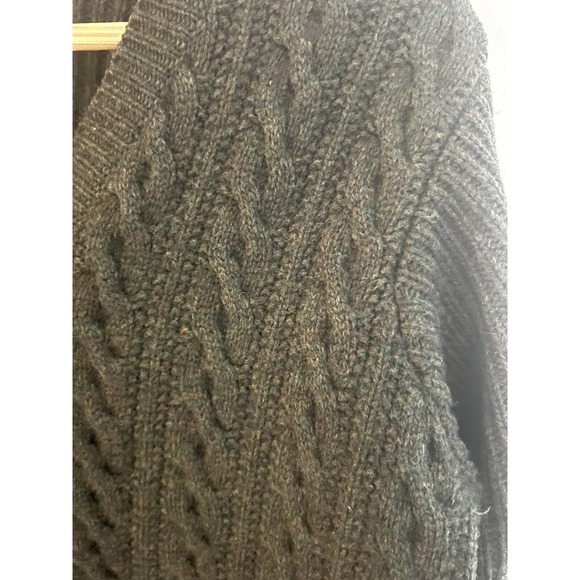 Pendleton Womens Petite Green Button Front cardigan lambswool sweater - Picture 5 of 6